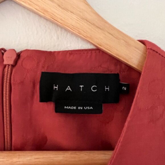 HATCH Maternity The James Dress in Faded Coral Floral | Size 2 - Picture 4 of 8